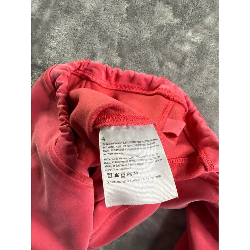 Lululemon Scuba Oversized Quarter-Zip Hoodie Women's Sweatshirt Size 4 Pink